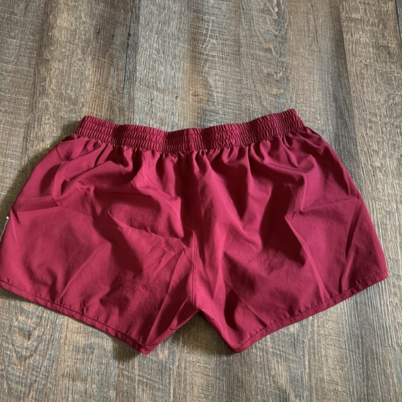 Maroon adidas shorts, 3” length - Picture 2 of 3